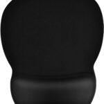 Ergonomic Mouse Pad with Wrist Rest, Memory Foam Support Mousepad | Non-Slip Base for Computer, Cafe, Home & Office, 9.64 x 8.26 in Office Desk Accessories, Carpal Tunnel Relief
