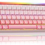 Wired Gaming Keyboard, Hall Effect Magnetic Switch Keyboard with Adjustable Actuation, Rapid Trigger Mode, 8K Hz Polling Rate, 0.125ms Latency,RGB Backlit, Side Printed PBT Keycaps