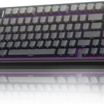 Pro Wireless Mechanical Keyboard,75% Hot Swappable Custom Keyboard with Knob,RGB Backlit,Pre-lubed  Switches,Side Printed PBT Keycaps,2.4GHz/USB-C/BT5.0 Mechanical Gaming Keyboards