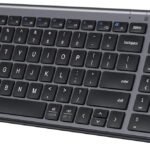 Bluetooth Keyboard, Universal Bluetooth 5.1 Wireless Keyboard with Number Pad, Ergonomic Design, Multi-Device Compatibility, Stable Connection for Mac, iPad, iPhone, Android, Windows